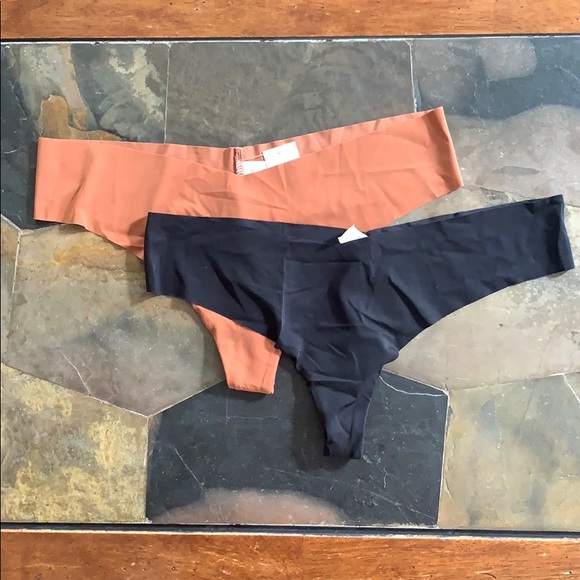 Aerie No Show Thong 2 Pairs - Picture 1 of 6